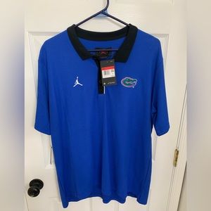 Men’s Jordan L Florida Gators Polo. Never worn